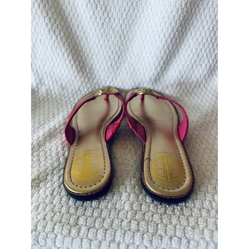 Lilly Pulitzer Palmtastic Thong Sandal • Daiquiri Pink • NWB • Sz 6 • RARE - Picture 3 of 9